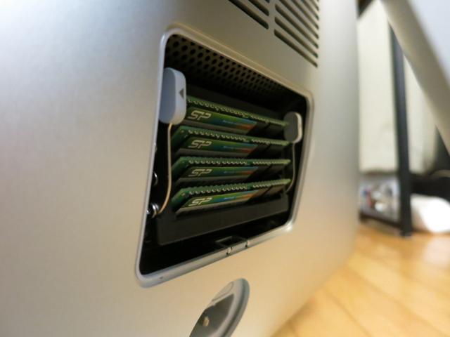 iMac 2012 late 27インチ開封。メモリ32GB化。27インチでデュアルディスプレイしたった image 11
