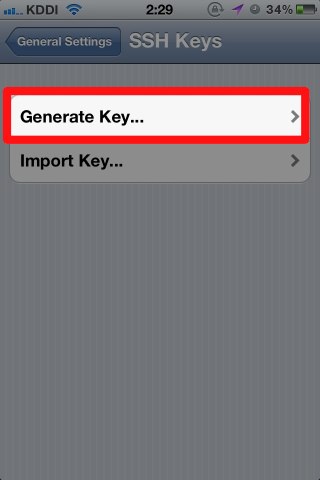 『iSSH』でiPhoneとiPadのRSA公開鍵認証をさせる image 5