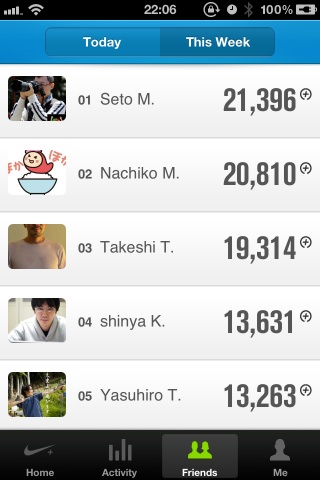 FuelBandアプリのFriends設定がやっとできた！ソーシャル連携こそFuelBandの真骨頂 image 3